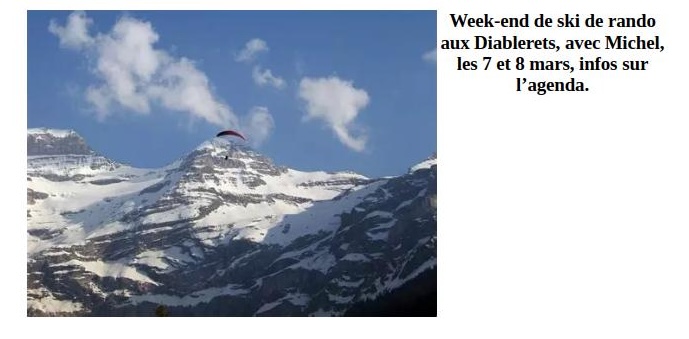 Week-end de ski de rando aux Diablerets